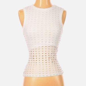 T Alexander Wang Cutout white Tank Top